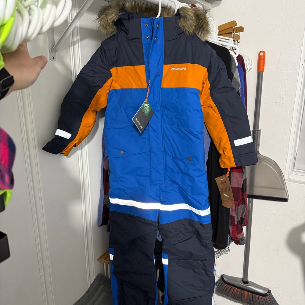 Didriksons Kids' Bjvaren Waterproof/Windproof Snowsuit